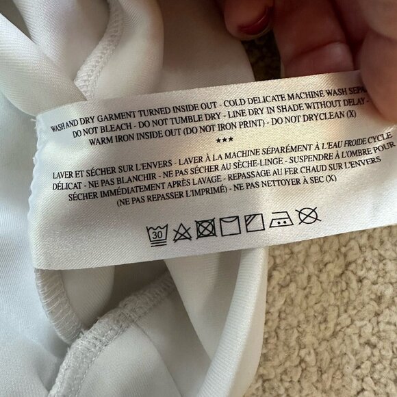 The Fifth Women’s Small Sweater Black And White Stripe Oversized - Light Marks - Picture 8 of 16